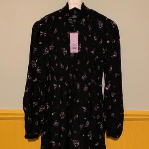 Mock neck styled dress